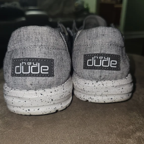 Wendy Sox Hey Dudes In Dark Grey - Picture 4 of 5